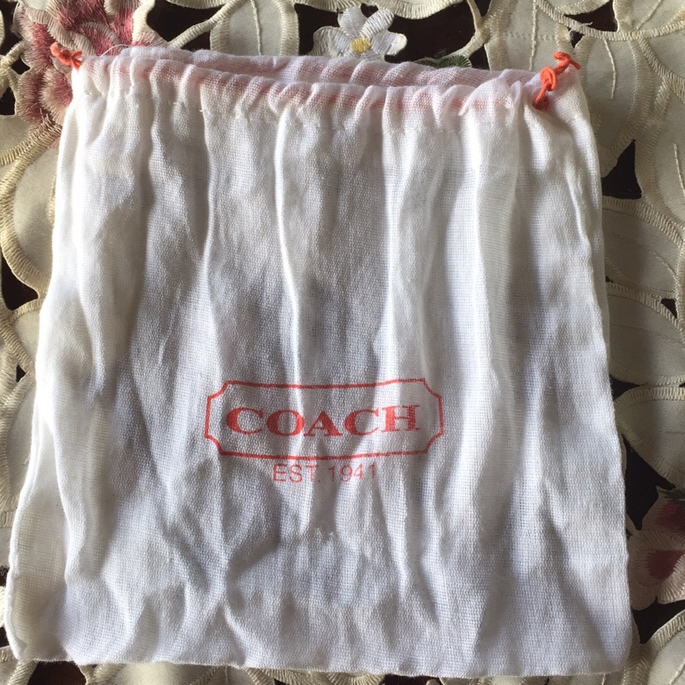 Dust bag for coach wristlet or mini wallet